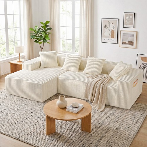 Form corduroy ecksofa - corduroy, sofa