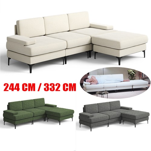 Chenille ecksofa mit - chenille,