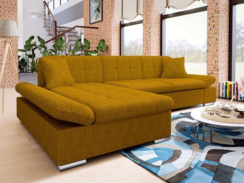 Ecksofa nephi cord modern - ecksofa,
