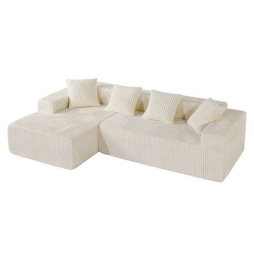 Form corduroy ecksofa sofa - l-form,