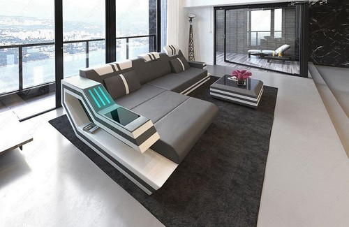 Couch ledersofa eckcouch - couch,