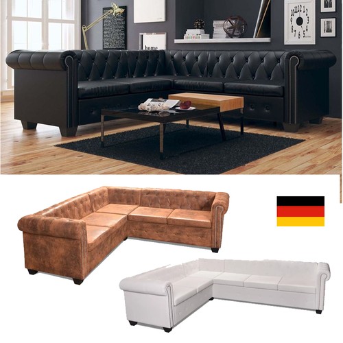 Chesterfield ecksofa eckcouch - ecksofa,